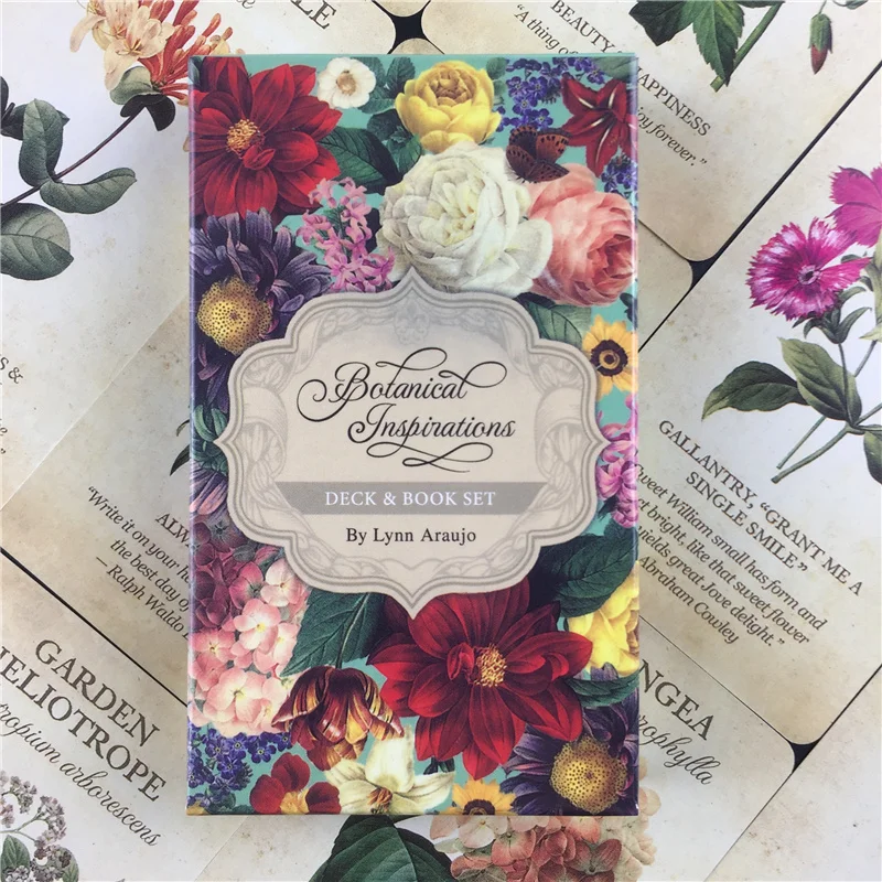 Ботаническое вдохновение карты оракула таро настольная игра изысканный