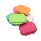 Мини-контейнер для хранения таблеток на 7 дней с 3 отделениями на неделю