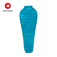 hot aegismax 95 800fp goose down outdoor camping ultralight mummy sleeping bag spring autumn winter tent light sleeping bag