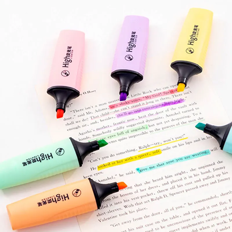 

Милые Макарон цветные мини цветные яркие цветные маркеры художественные маркеры флуоресцентная ручка подарок канцелярские принадлежност...