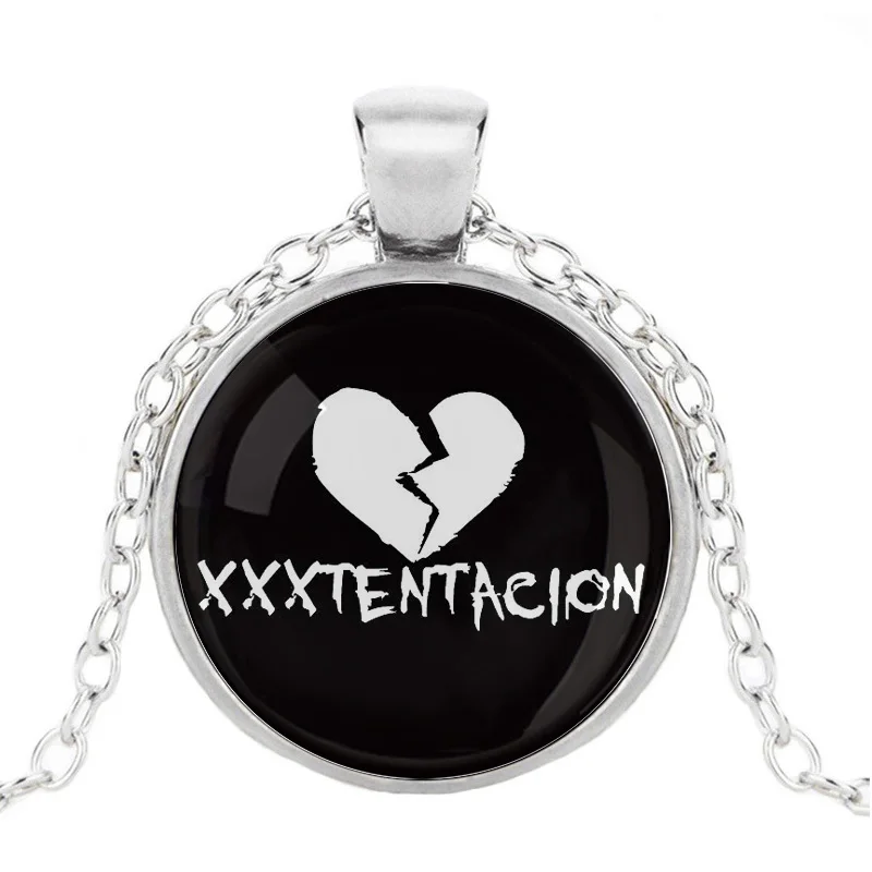 Rip XXXTentacion ожерелье хип-хоп рэпер кулон плохой логотип убить руку символ