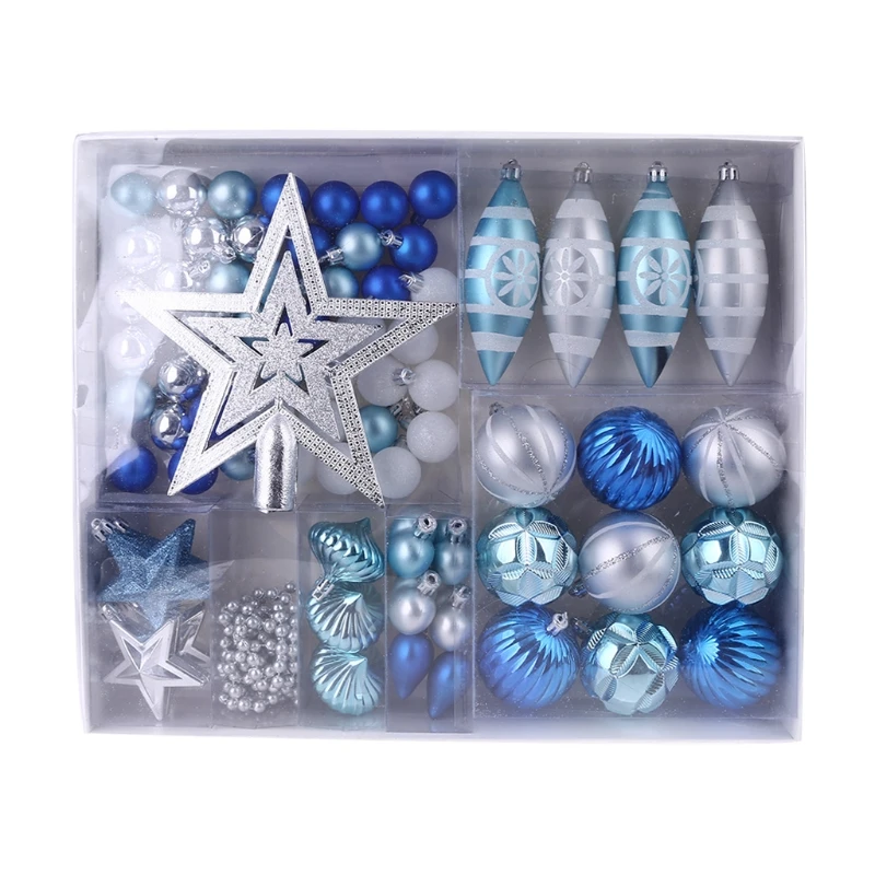 Christmas Decoration Xmas Tree Ornaments Decorative Balls Set | Дом и сад