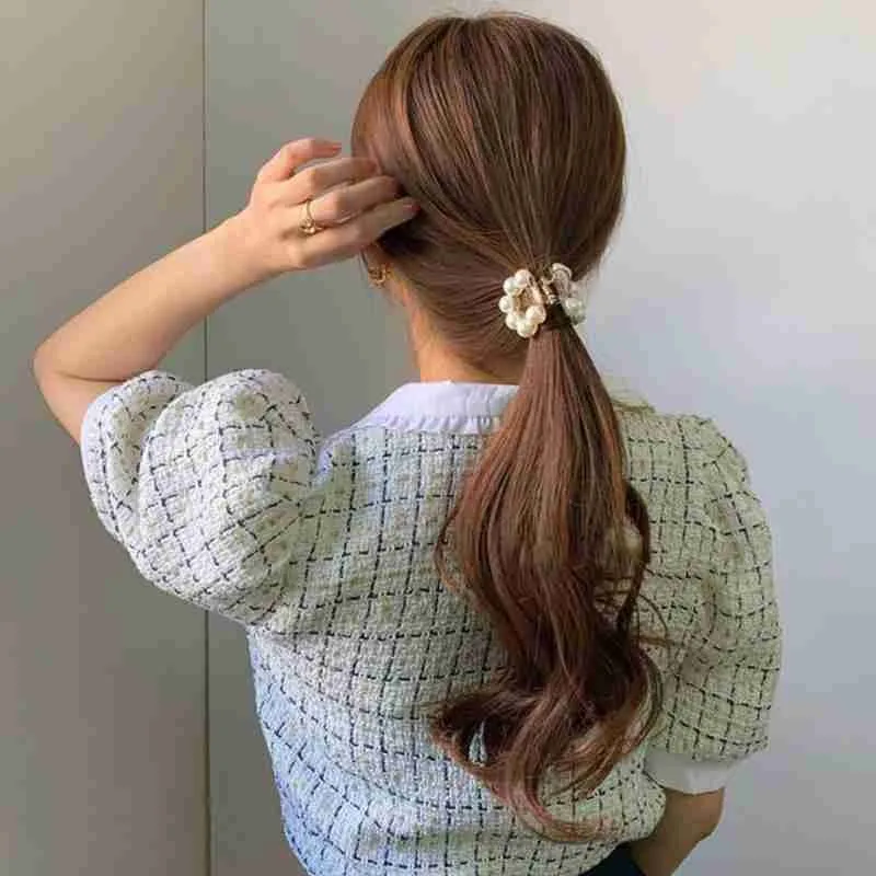 

Mini Round Pearl Hairpins Barrettes Claw Crab Styling For Women Girl Hair Accessories Fashion Sweet Hairclip Round Pearl Claw