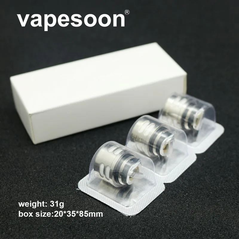 

3pcs Vapesoon Replacement QF Strips/QF Mesh Coil Head 0.2ohm 0.15ohm Vape Atomizer Core For luxe Vaporizer