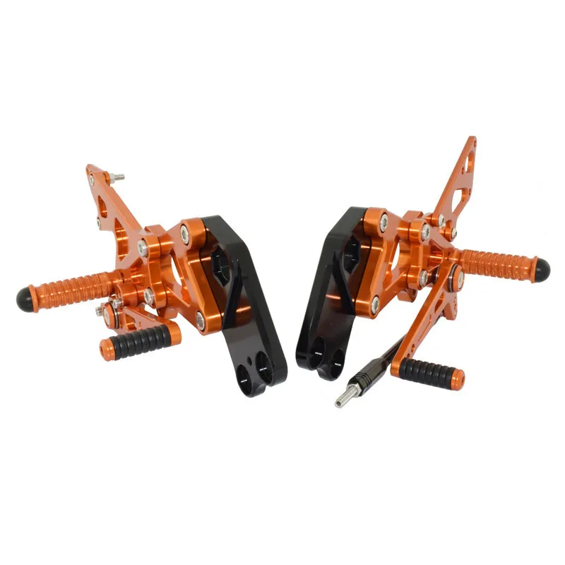 Waase для KTM RC125 RC200 RC390 RC 125 200 390- регулируемые наездники задние наборы Rearset Подножка для ног колышки