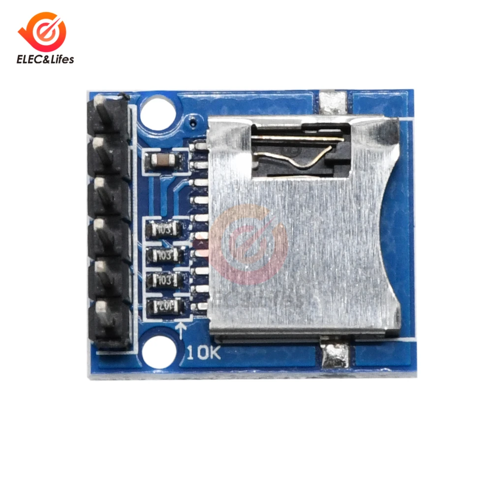 5Pcs Micro SD Storage Expansion Board module Mini TF Card Memory Shield Module With 6 Pins for Arduino ARM AVR | Инструменты