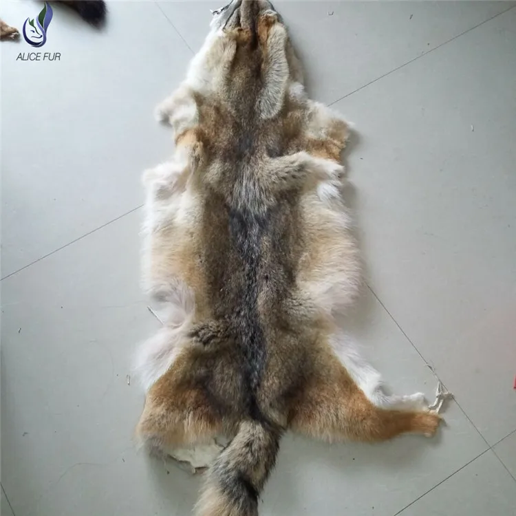 Натуральный койотовый мех натуральный Койот шкуры для капюшона обрезка По