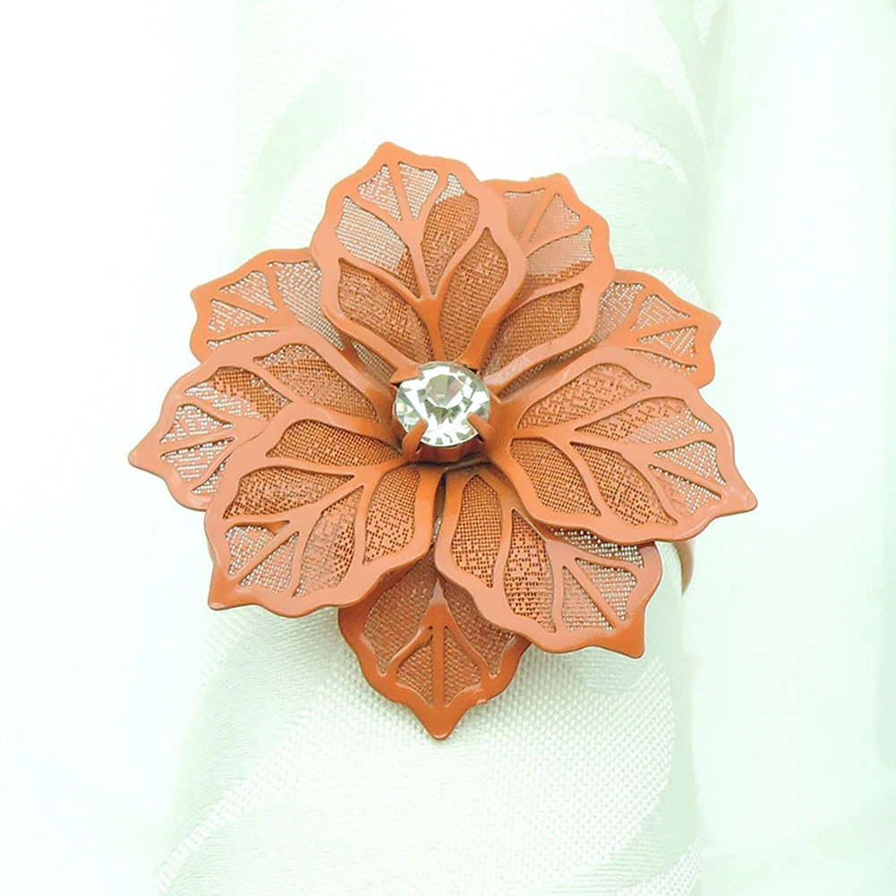 

6pcs Serviette Rings Napkin Holder West Dinner Towel Napkin Ring Party Decoration Birthdays Table Decoration In Stock