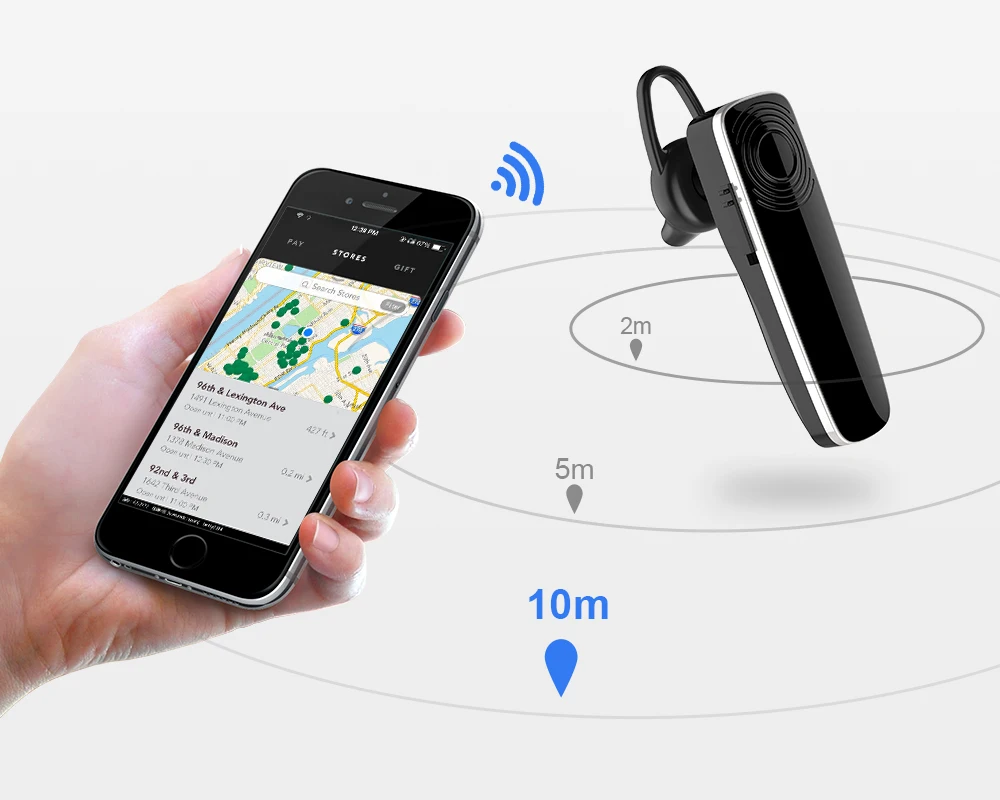 Новинка, Bee, Bluetooth, 5,0, наушники, беспроводная гарнитура, свободные руки, наушники, гарнитура, стерео наушники с CVC6.0 микрофоном для iPhone, xiaomi