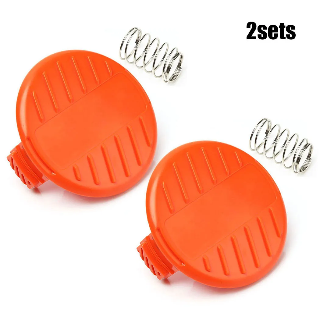 

2X Spool Cover Fit For Black And Decker Reflex Strimmer CST1000 GL545 GLC3000 Trimmer Grass Cutter Lawn Mower Spools Replacement