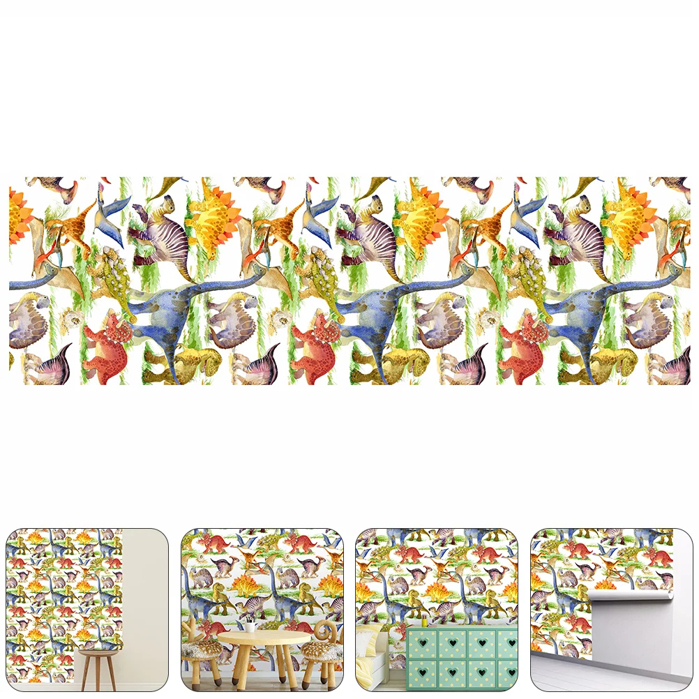 

1 Набор мультяшных настенных наклеек с динозавром