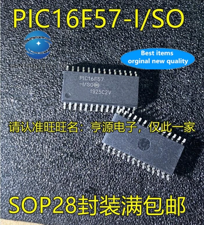 

10pcs 100% orginal new real stock PIC16F57-I/SO SOP28 feet Program storage Embedded microcontroller IC