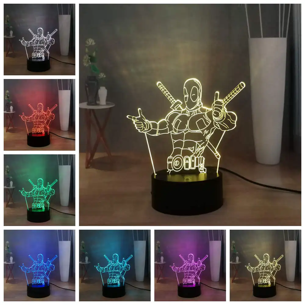 2019 Горячая Marvel Дэдпул Супермен Бэтмен Железный человек Человек паук танос