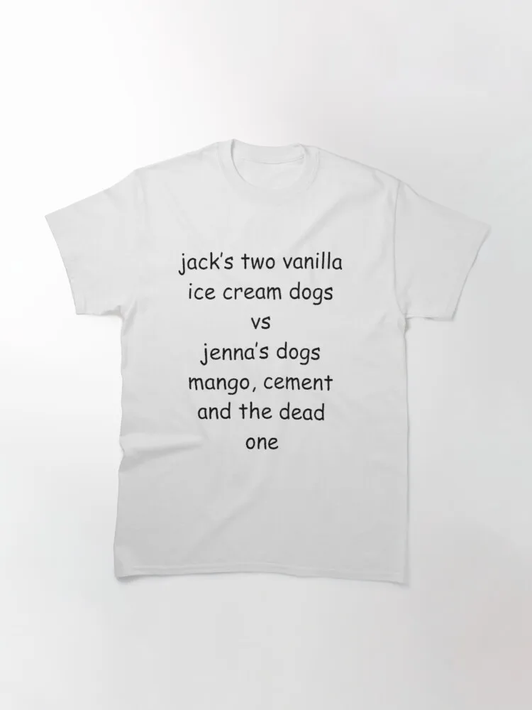 

Tops T Shirt Women dog wars. jenna vs jack Classic T-Shirt
