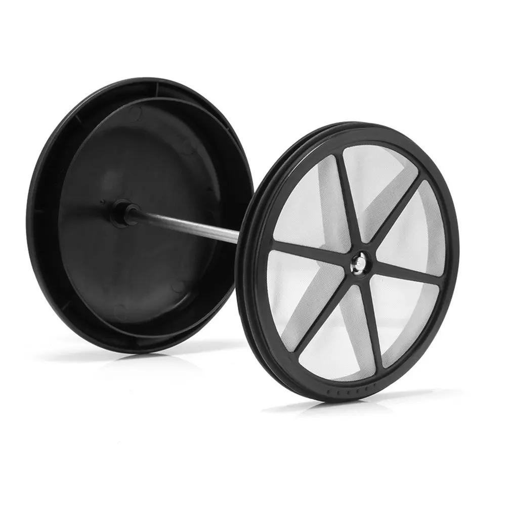 Стеклянный кофейник с французским прессом чайник из нержавеющей стали для