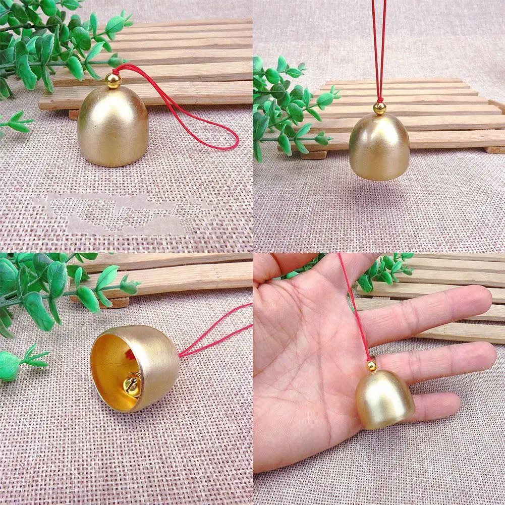 Рождественское украшение металлический колокольчик маленький подвеска на