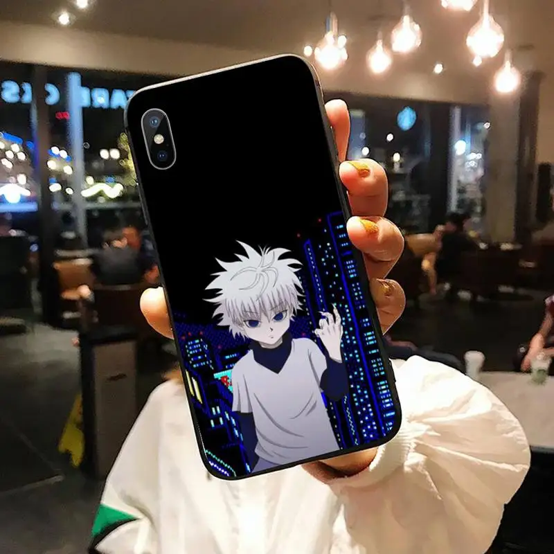 

Anime Hunter X Hunter Killua Phone Case for iPhone 11 12 pro XS MAX 8 7 6 6S Plus X 5S SE 2020 XR