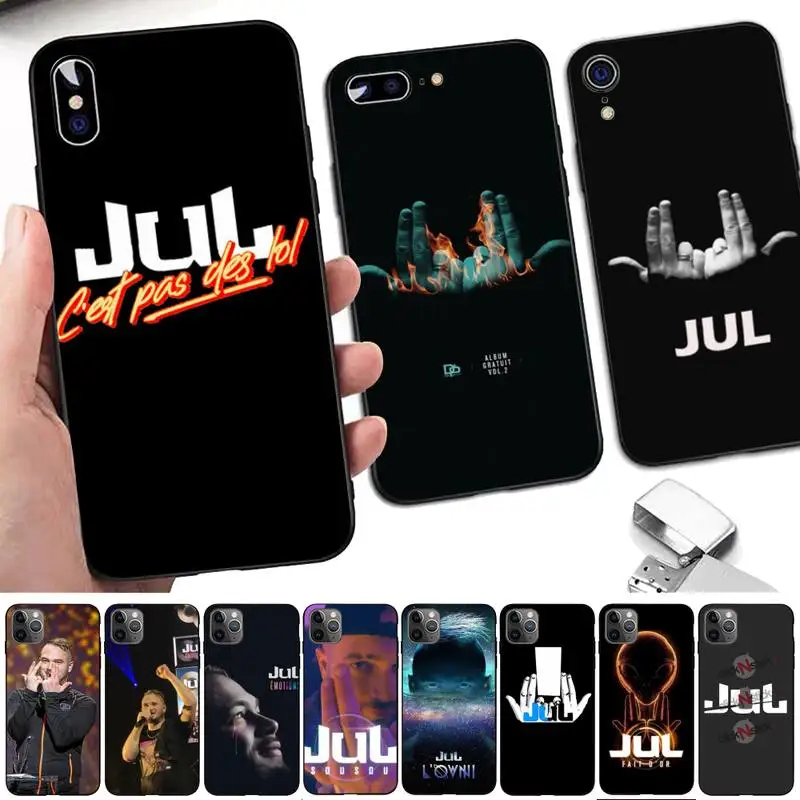 TOPLBPCS JuL C'est Pas Des Lol Phone Case for iPhone 11 12 13 mini pro XS MAX 8 7 6 6S Plus X 5S SE 2020 XR case