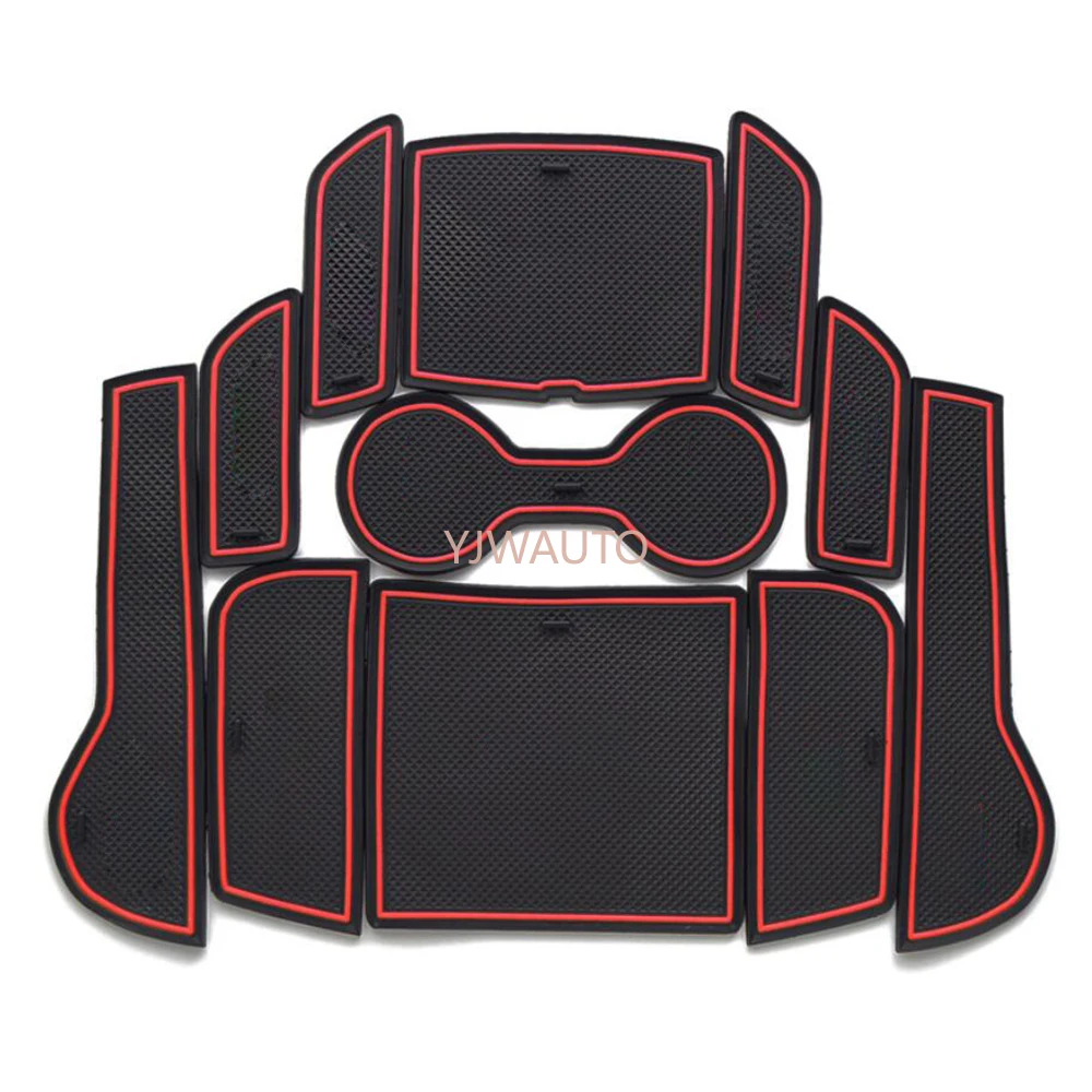 

Door Slot Mat for Honda JADE Gate Groove Cushion Car Door Rubber Cup Holder Mats Anti-slip Carpets Position