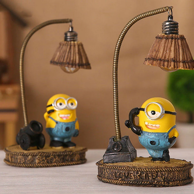Гадкий я Миньон ночник домашнее декоративное крепление смоляная лампа для