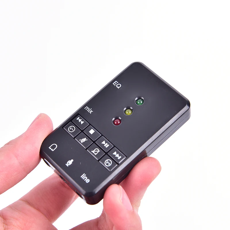Высокое качество EQ Xear 3D USB звуковая карта 7 1 канальный аудио адаптер со