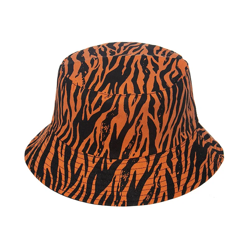 

Ldslyjr Cotton Stripe Print Bucket Hat Fisherman Hat Outdoor Travel Hat Sun Cap Hats for Men and Women 382