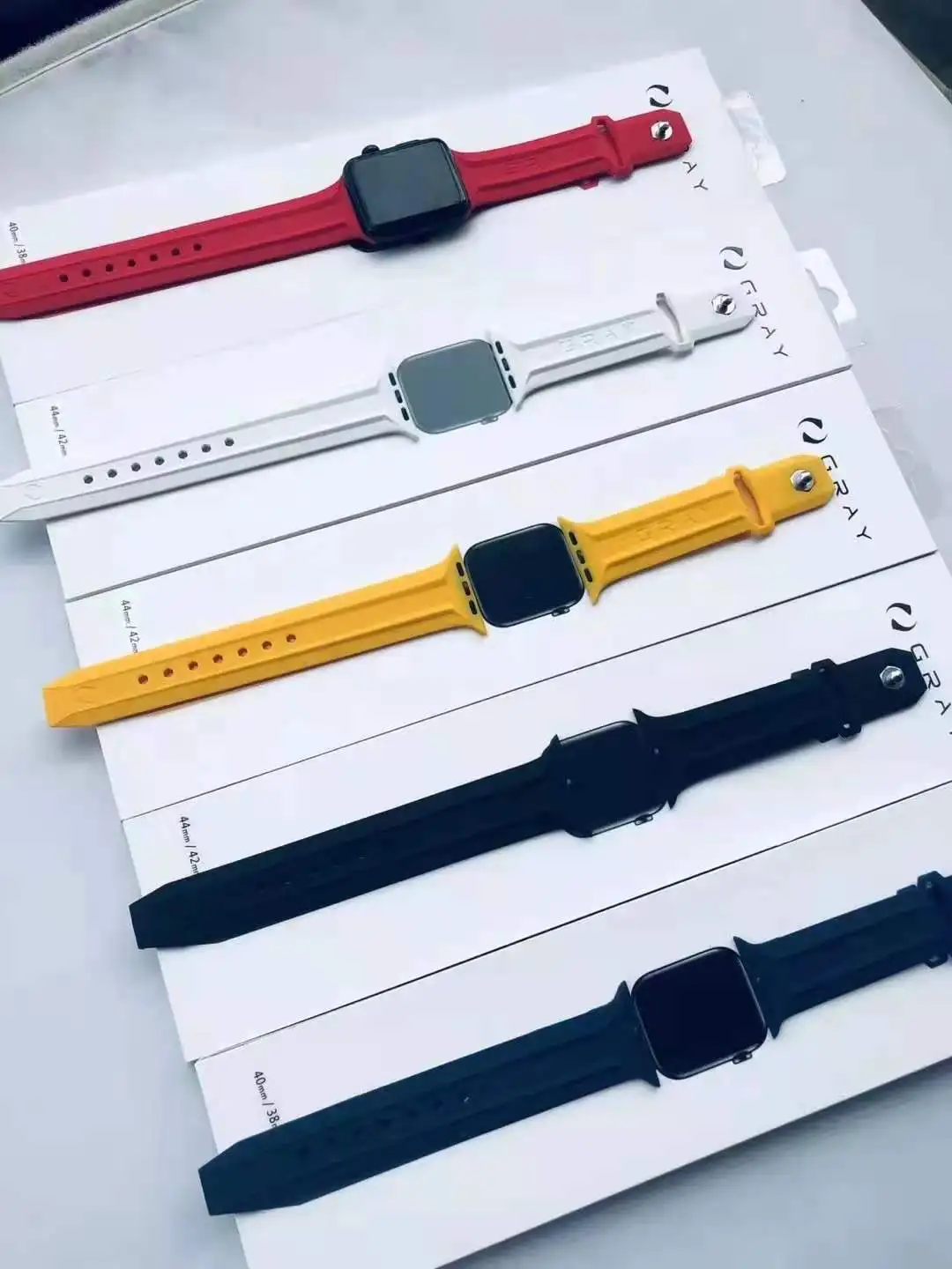

Ремешок силиконовый для apple watch band 44 45 40 41 мм, спортивный браслет для уличных часов iwatch series 7 6 5 4