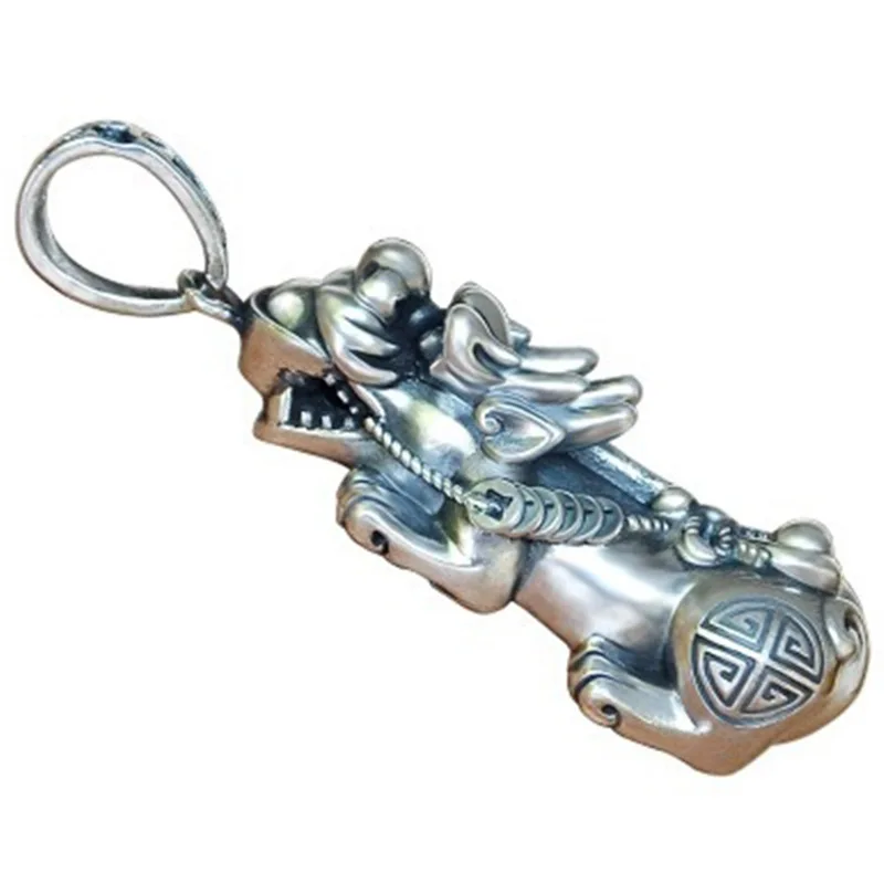 Винтажная подвеска в виде храбрых войск Pi Xiu китайском стиле на удачу для мужчин