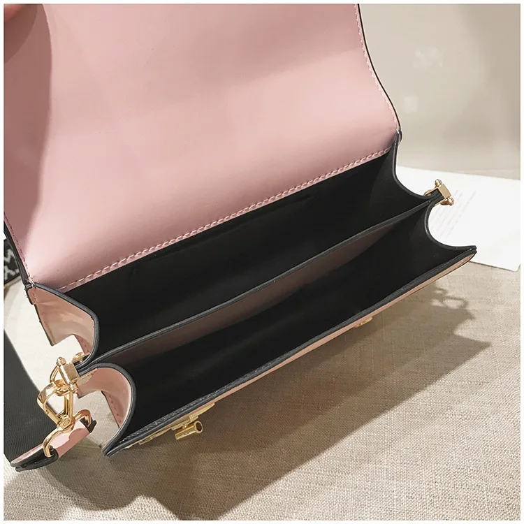 Women 2019 new trendy small square bag Korean version feel 100 lap ins broadband single shoulder oblique satchel | Багаж и сумки