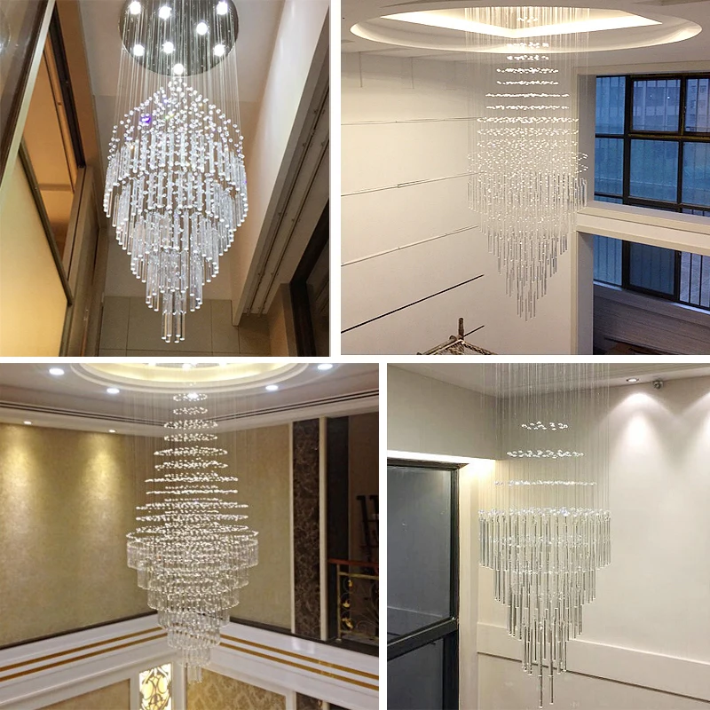 Новый светодиодный светильник с кристаллами для гостиной спальни | Лампы и