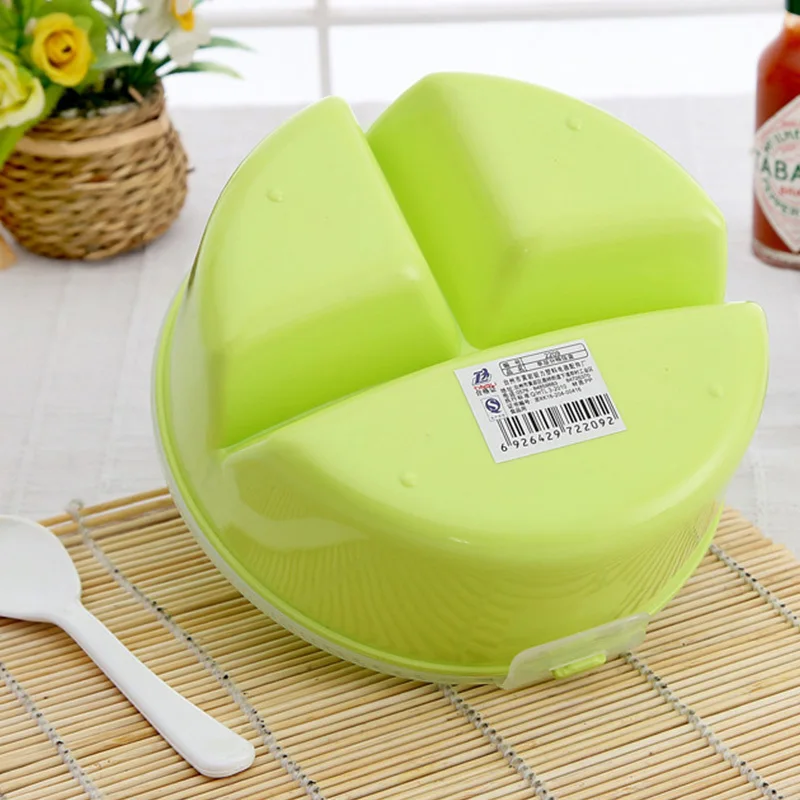 Пластиковая отдельная коробка для микроволновой печи Bento детей Открытый Пикник