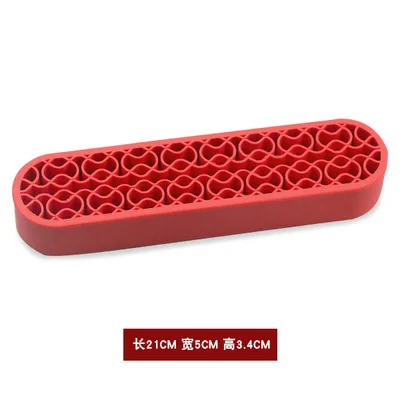 ANGNYA красный Силиконовый Держатель для ручек ногтей органайзер демонстрационная