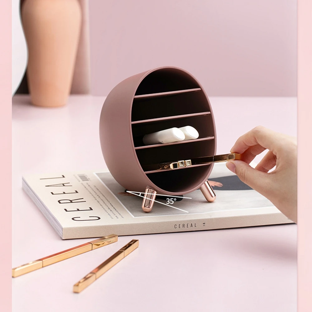 Настольная коробка для хранения 1 шт. косметический карандаш губ помада и тени