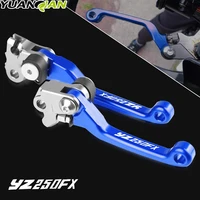 motorcycle folding brake clutch levers dirt bike pivot lever handle lever for yamaha yz250fx yz250 fx yz 250 fx 2015 2018 2016