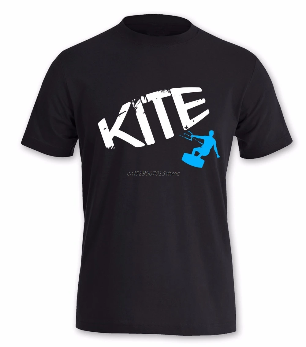 Новые мужские футболки высокого качества летние с коротким рукавом кайт