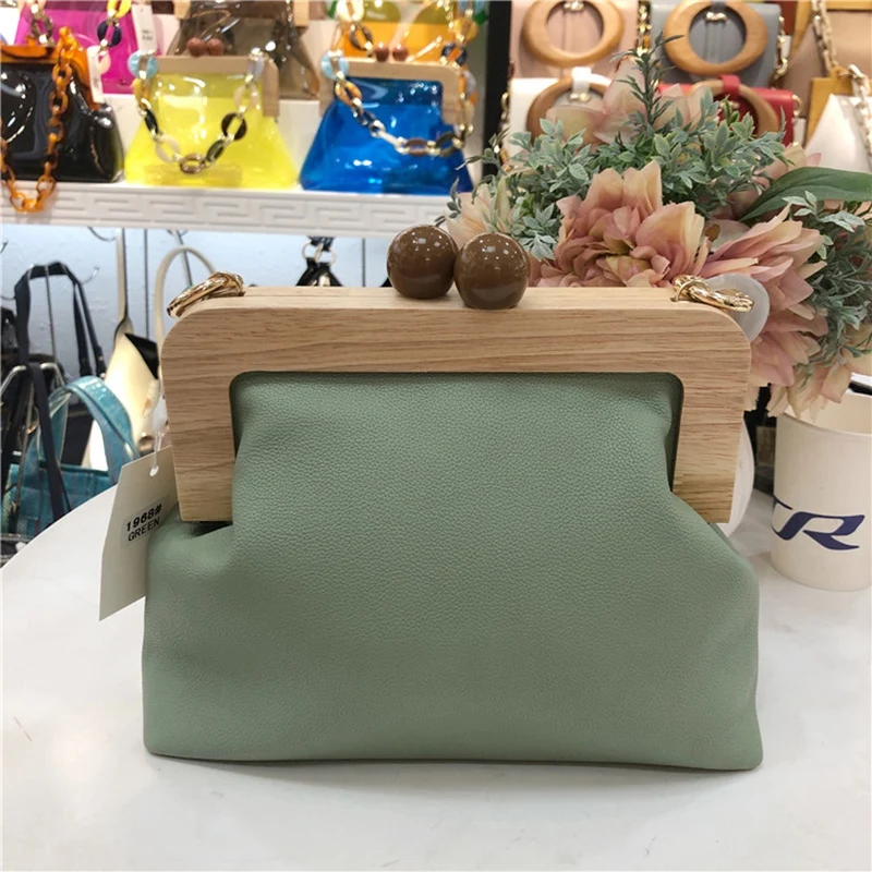 Акриловая коробка сумка-мешок для женщин акриловая вечерняя сумка с зажимом