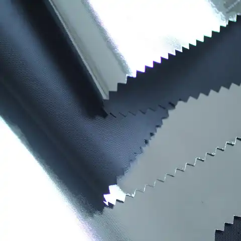 148 см * 100 см черная оксфордская ткань дизайнерское серебряное Фотооборудование светоотражающая ткань супер яркая одежда зонтик DIY