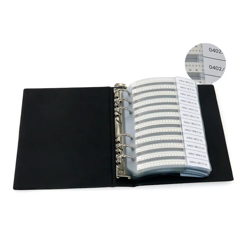 8500Pcs 0402 1% SMD SMT Chip Resistor Assortment Kit 170 Values Sample Book | Электронные компоненты и