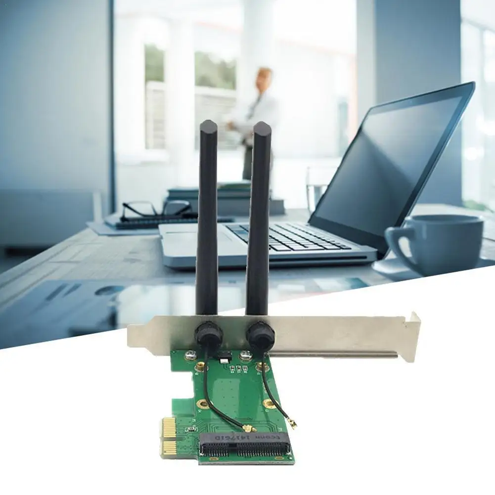 

Интерфейс PCIE 1x, беспроводная сетевая карта, доступная для настольных ПК, преобразует мини-карту Pci-e в стандартный слот Pci-Express