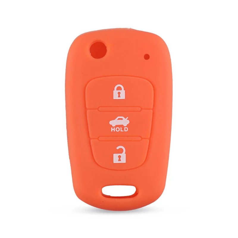 OkeyTech 3 кнопки Складной флип-пульт дистанционного управления силиконовый чехол