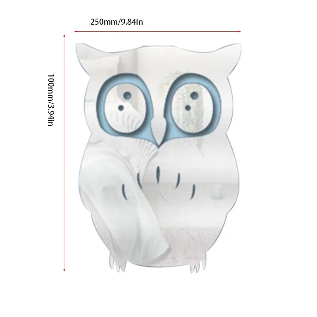 

Owl Removable Mordern Acrylic Mirror Wall Stickers Kids Room Decoration Sticker Wall Art Decals Home Decor