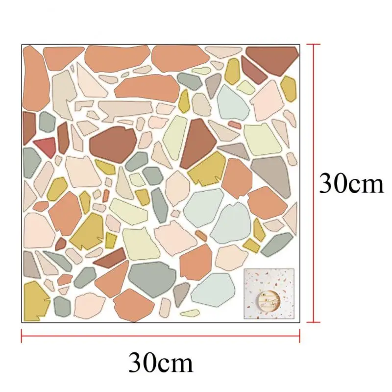 DIY креативные камни настенная наклейка скандинавский лаконичный стиль ПВХ для