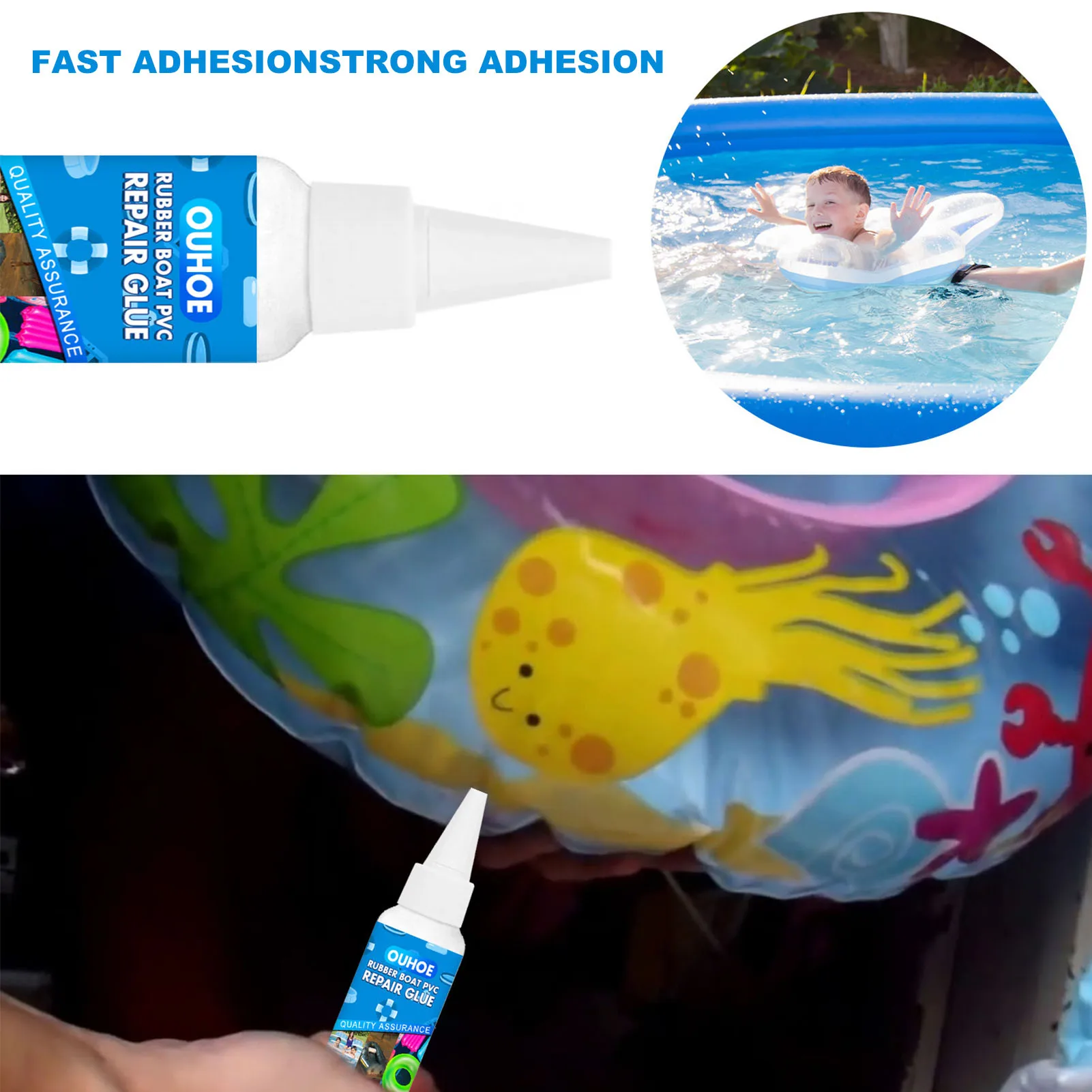 Клей для надувной лодки ПВХ ремонтный клей надувных бассейнов плавательных
