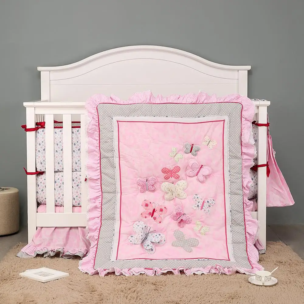 Babies age group and 100% cotton material baby bedding set