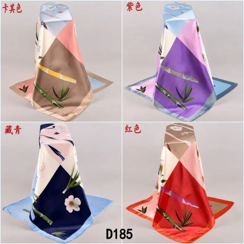 2019 весенне-летние шарфы Женская шаль Дамский элегантный шелковый шарф с цепочкой