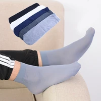 10pairs summer ultrathin transparent crystal silk socks for women female elastic nylon socks solid color ankle socks short