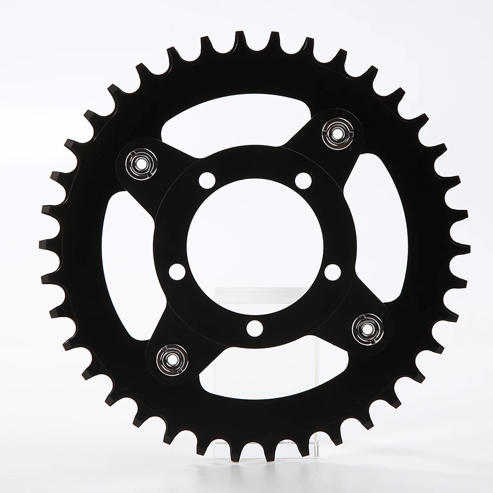 

Electric Bicycle 104BCD Chainring 32T 34T 36T 38T Chainring With Adapter Screws For Bafang Mid Drive Motor Ebike Accessories