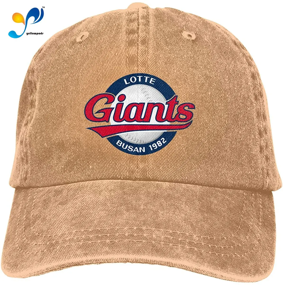 

Unisex L-Otte Giants Cotton & Denim & Tie Dye Dad Hat Baseball Cap