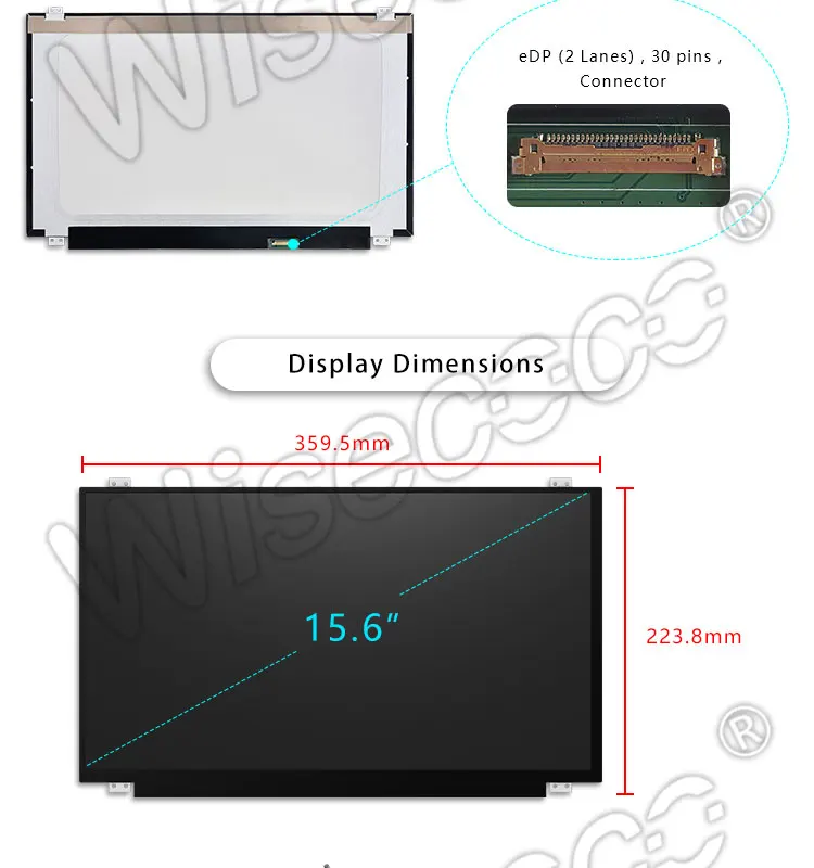 Wisecoco FHD 15,6 дюймов 1920X1080 ips ЖК-экран емкостный сенсорный экран Edp 30 pin HDMI драйвер платы тип-c наушники NV156FHM-N42