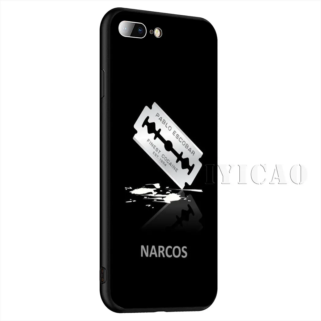 11 Мягкий чехол для телефона IYICAO Narcos tv Pablo escobar для iPhone XR X XS Max 6 6S 7 8 Plus 5 5S SE - Цвет: 11